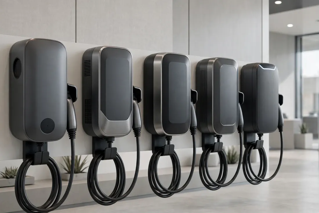 Licensed electrician installing a home EV charger in Austin, TX