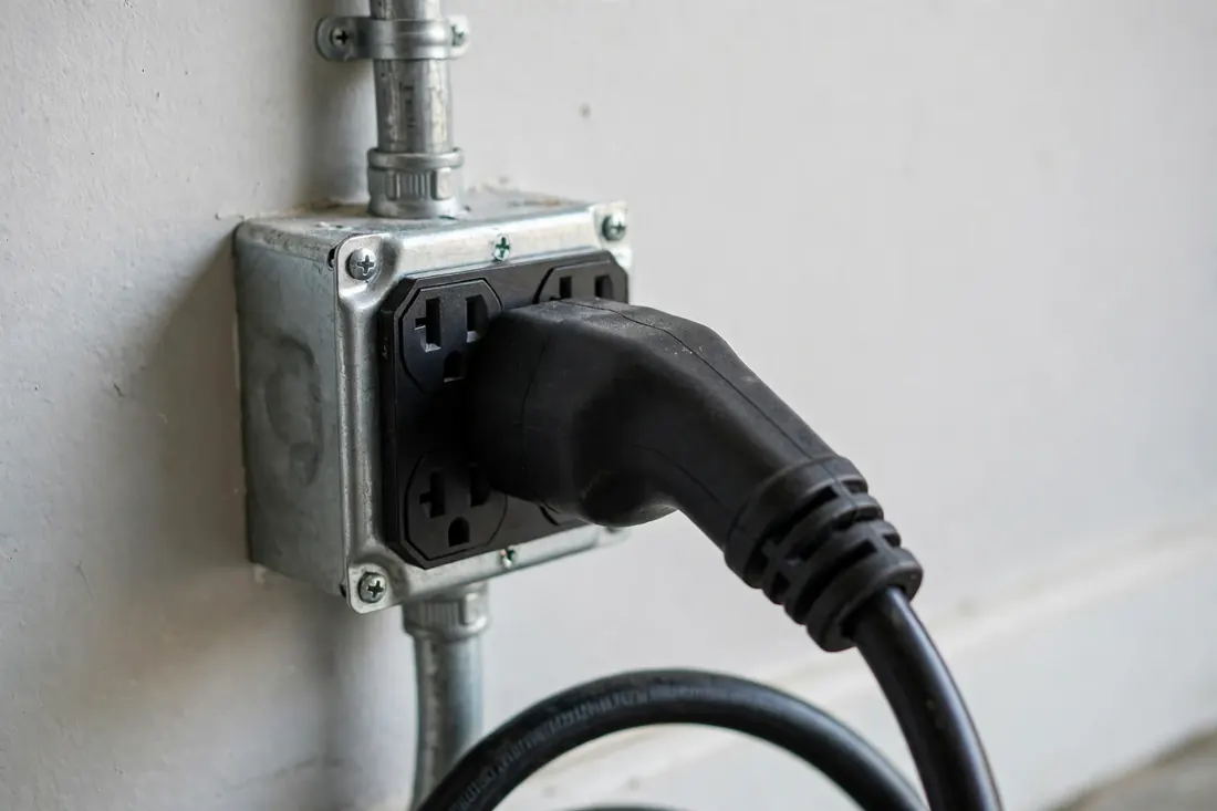 Home EV charger installation work by local licensed electricians